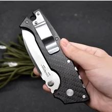 

Outdoor M390 Blade Folding Knife AD10 High Hardness Camping Hunting EDC Tool Tactical Defence Pocket Military Knives