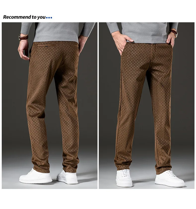 2023 Autumn New Corduroy Pants Fit Straight Classic Business