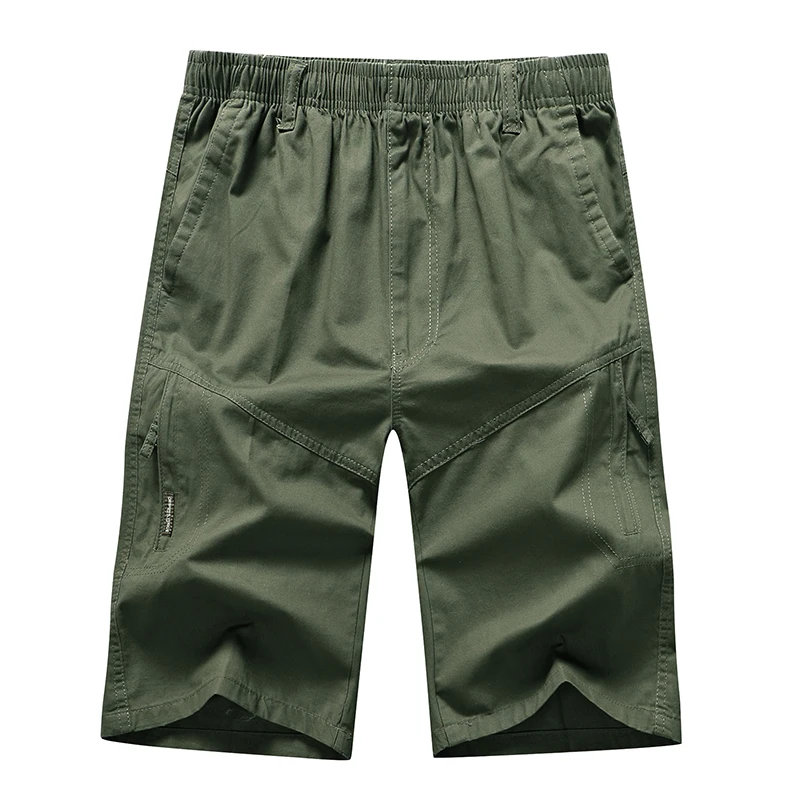 Summer Men's Shorts 2024 New Casual Outdoor Pure Cotton Tactical Windproof Cargo pants Retro Simple Men's Solid Color Clothing