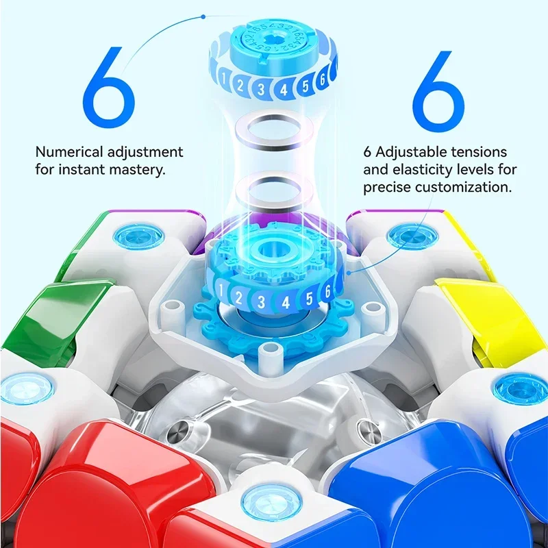 GAN Megaminx New UV Matte Mega Maglev 160 Original High Quality Speed Magic Cube Dodecahedron Magnets Speed Puzzle Gift Toys 5