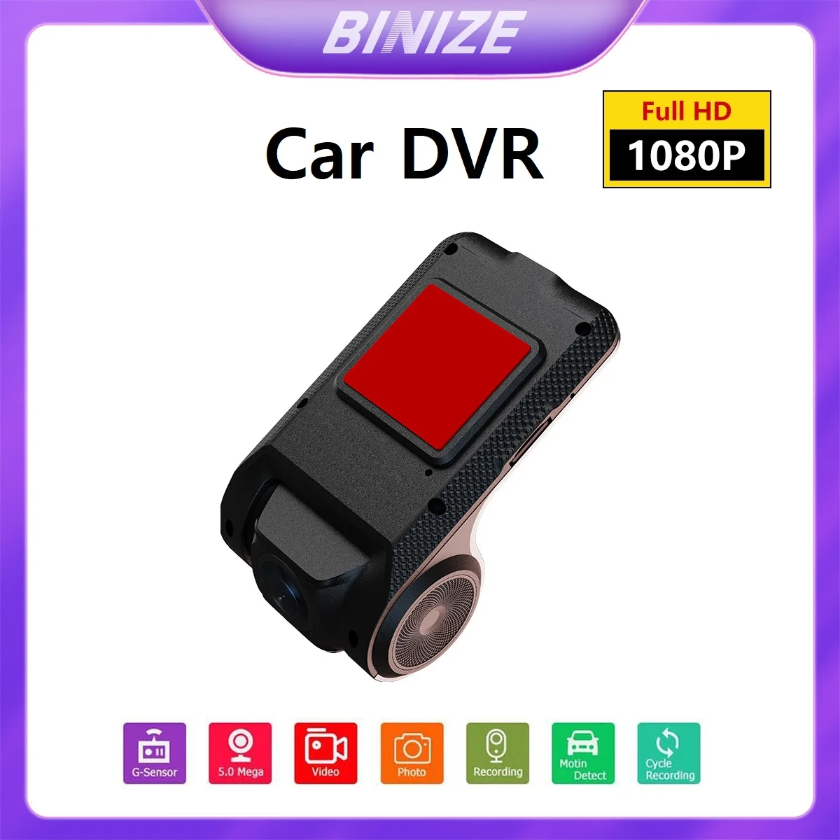 

Binize Dash Cam ADAS Car DVR Full HD 1080P Dashcam WIFI & Android Car Recorder Night Version Auto Recorder