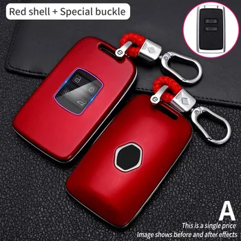 Portachiavi per Auto in fibra di carbonio per Renault Megane 3 Clio 4 5 Captur Trafic Kangoo Twingo Laguna Scenic accessori Auto - Portachiavi per Auto in fibra di carbonio per Renault Megane 3 Clio 4 5 Captur