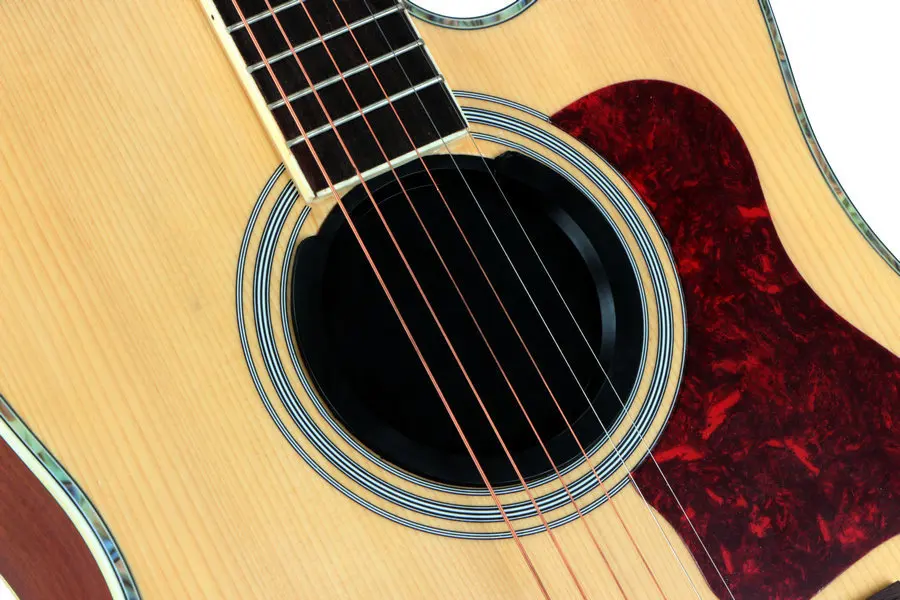 Guitar Sound Hole Cover Silicone Classic Buster Noise Reduction Accessories 2 Sizes