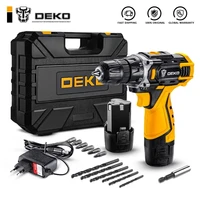 DEKO-Perceuse sans fil 12V 16V 20V, mini outils électriques sans fil, batterie DC Lithium-Ion, tournevis électrique, machine de bricolage domestique 1