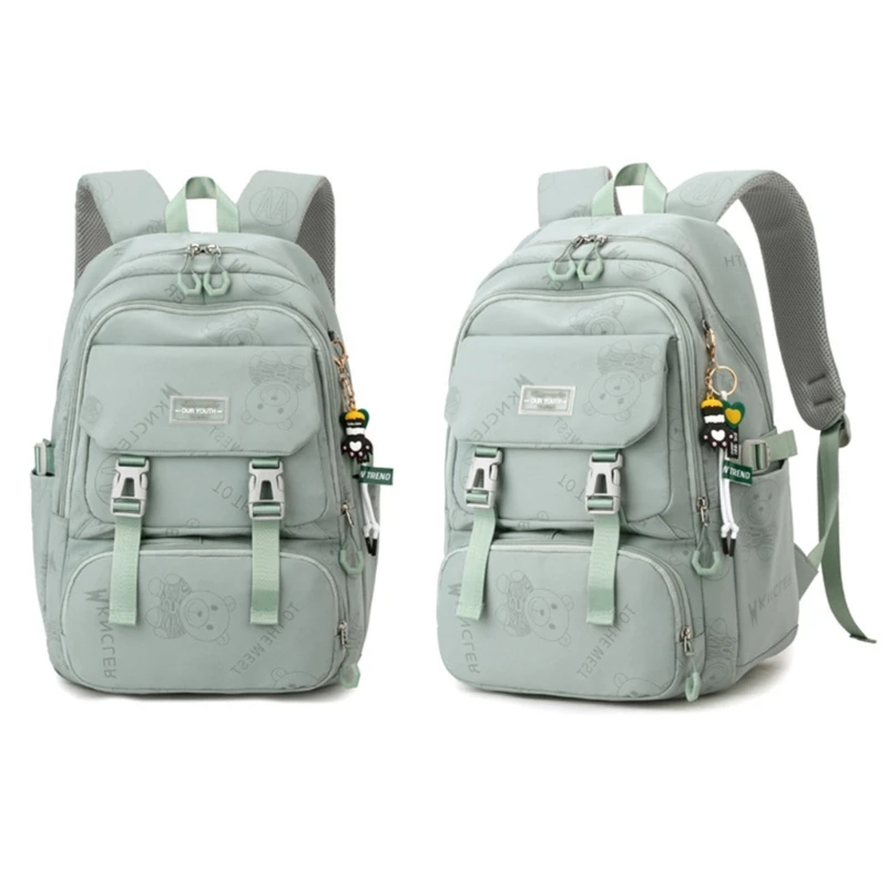 Pendant Backpack Bookbag Casual Travel Laptop Bag Teen School Bookbag