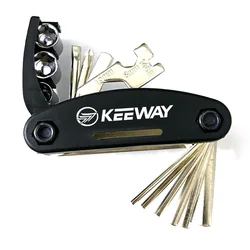 Compact Motorcycle Screwdriver Repair Tool Set (Black)