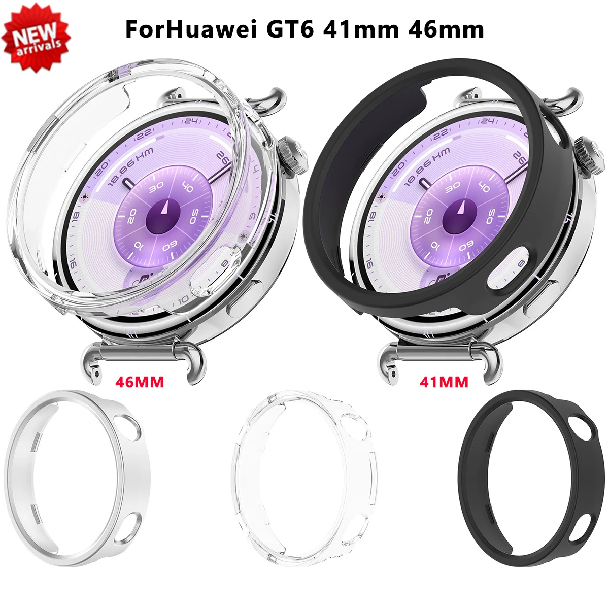 Premium PC Hollow Case - Smartwatch Protector Cover, Protective Accessories