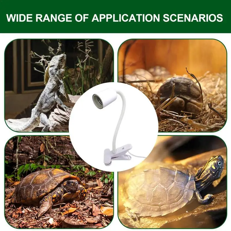 UVA UVB Reptile Light Basking Light UVA Reptile Heating Lamp Dimming Turtle Heating Bulb With 360 Rotatable Hose