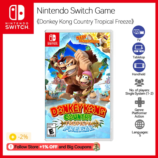  Donkey Kong Country: Tropical Freeze - Nintendo Switch