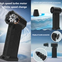 1 PC Violent Fan High Speed Turbofan with High Air Volume Brushless Charging Handheld Outdoor Car Fan 2