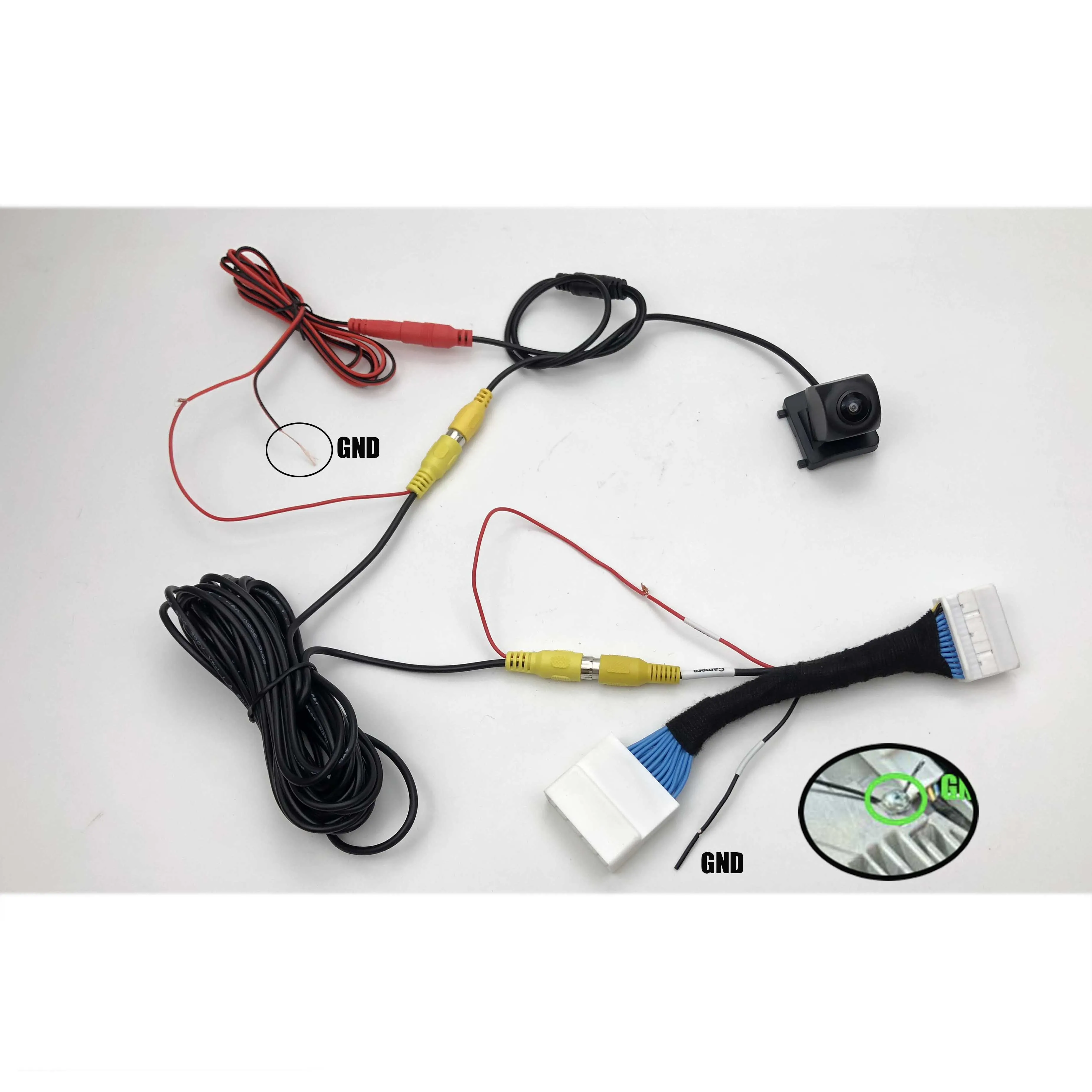 JIAYITIAN OEM 모니터용 어댑터 케이블 키트, HD CCD 자동 후방 카메라, 마쓰다 6 아테나 마쓰다 6 GJ GL 2013  2022
