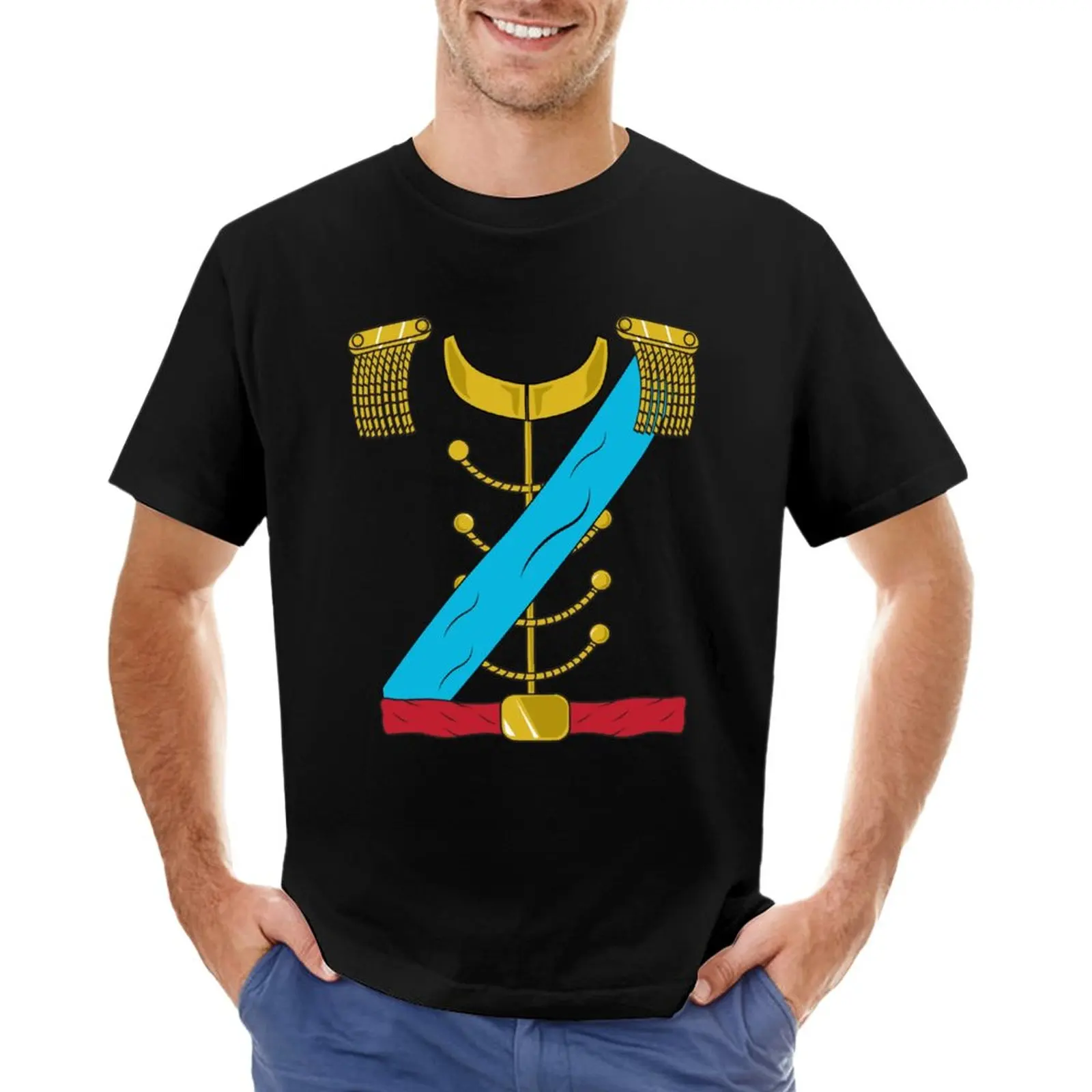 

Prince Charming Costume for Carnaval Halloween Party T-Shirt summer top black t shirts Men's t-shirts
