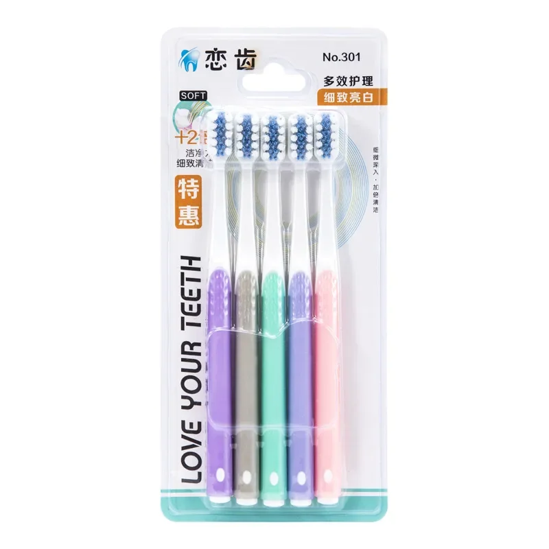 Ultra Soft Family Packs Gum Care Bamboo Charcoal Oral Clean Teeth Brush Toothbrush Fine Hair Toothbrush