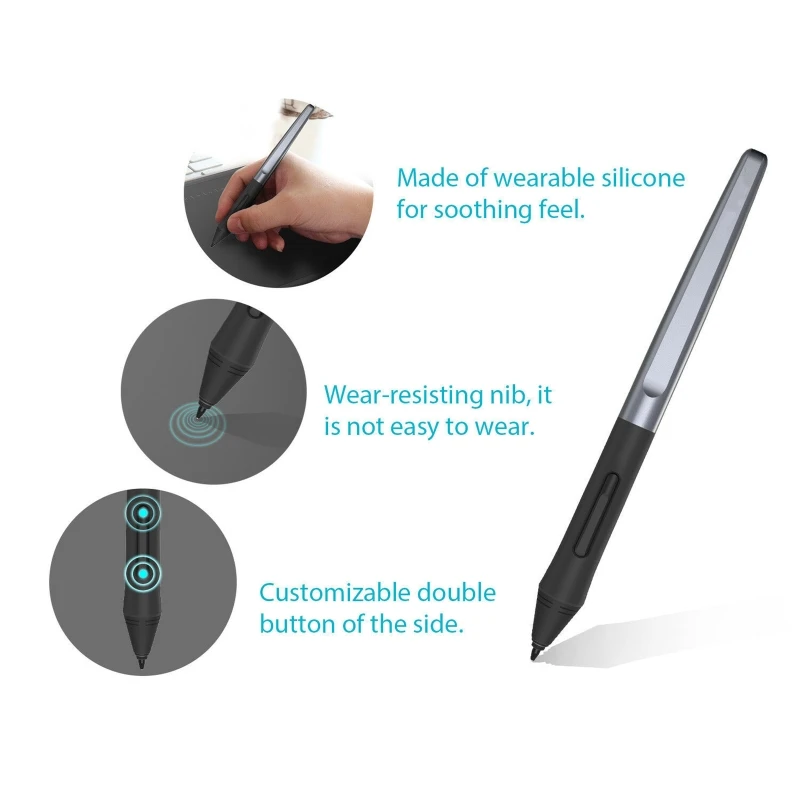 Huion-PW100 ׷ º ,  ġ ũ ŸϷ, H640P H950P H1060P H1161 HC16 HS64 HS610  