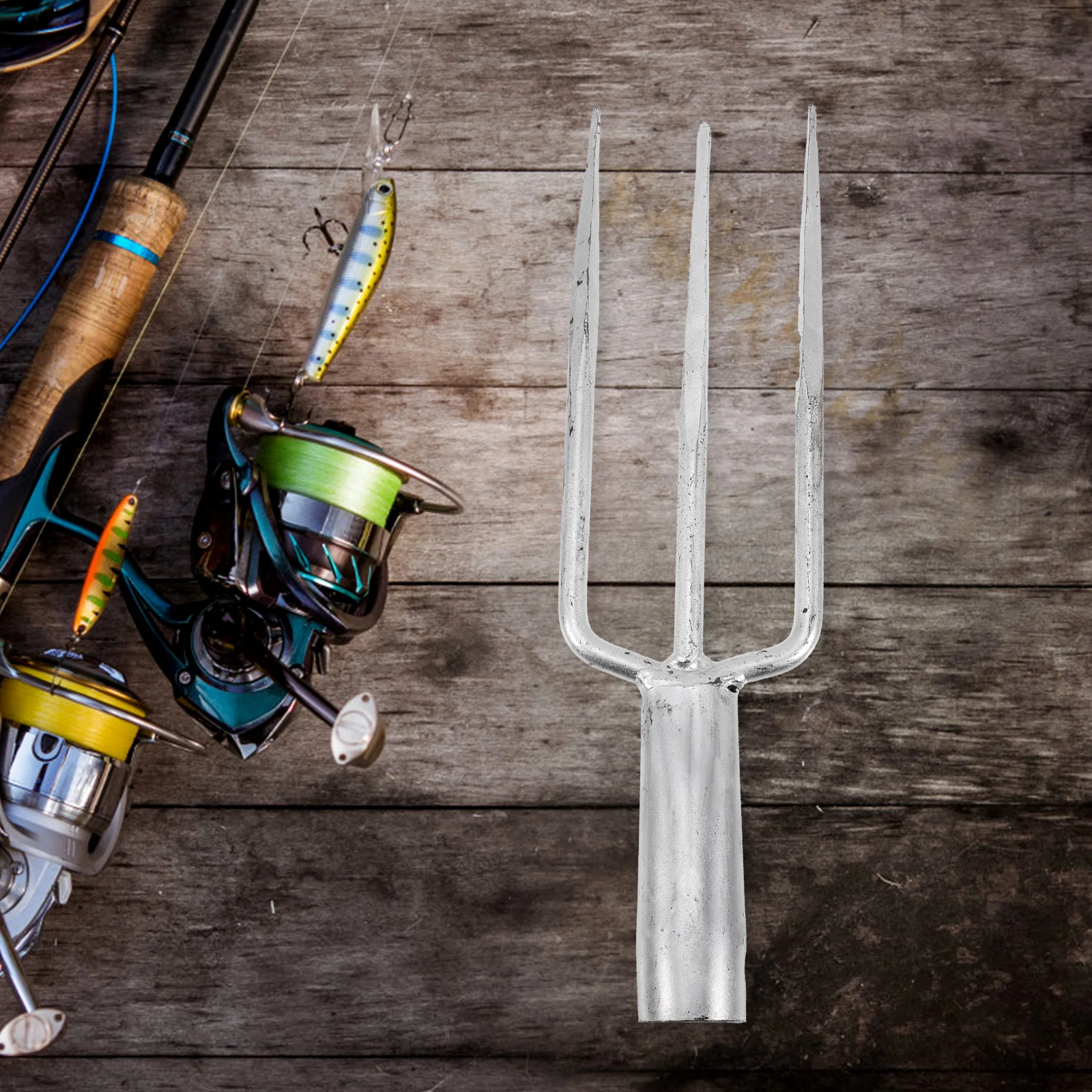 

Practical Fishing Outdoor Hunting Tool Multi-use Garden Use Wedder Fork