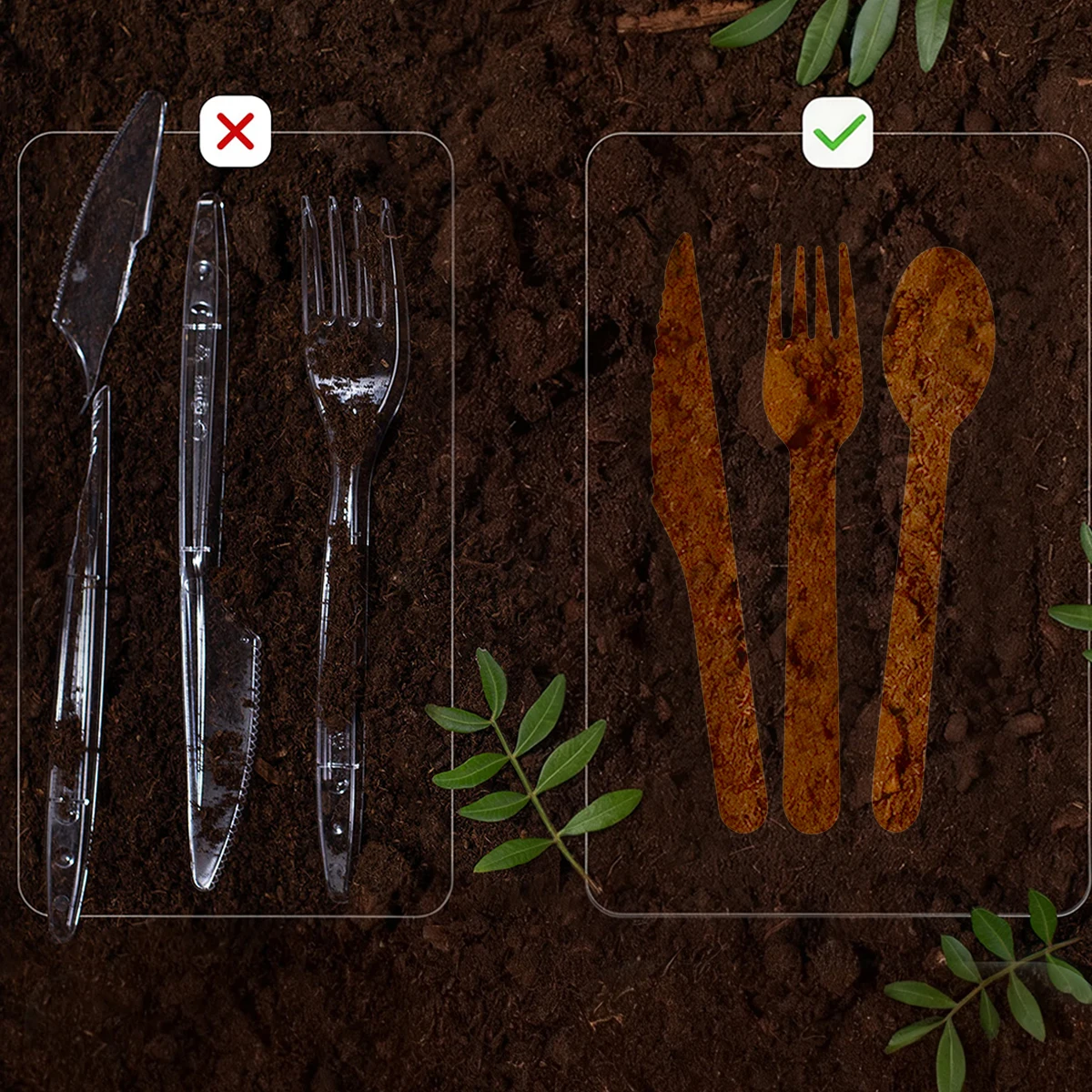 Eco-Friendly Disposable Birch Wood Cutlery Set - 360 Piece Premium Set for Special Events and Celebrations