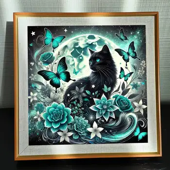EverShine Diamond Painting Cat 1