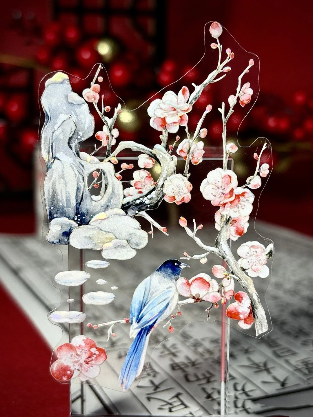 

Блестящая лента для домашних животных в китайском старинном стиле с 1 петлей