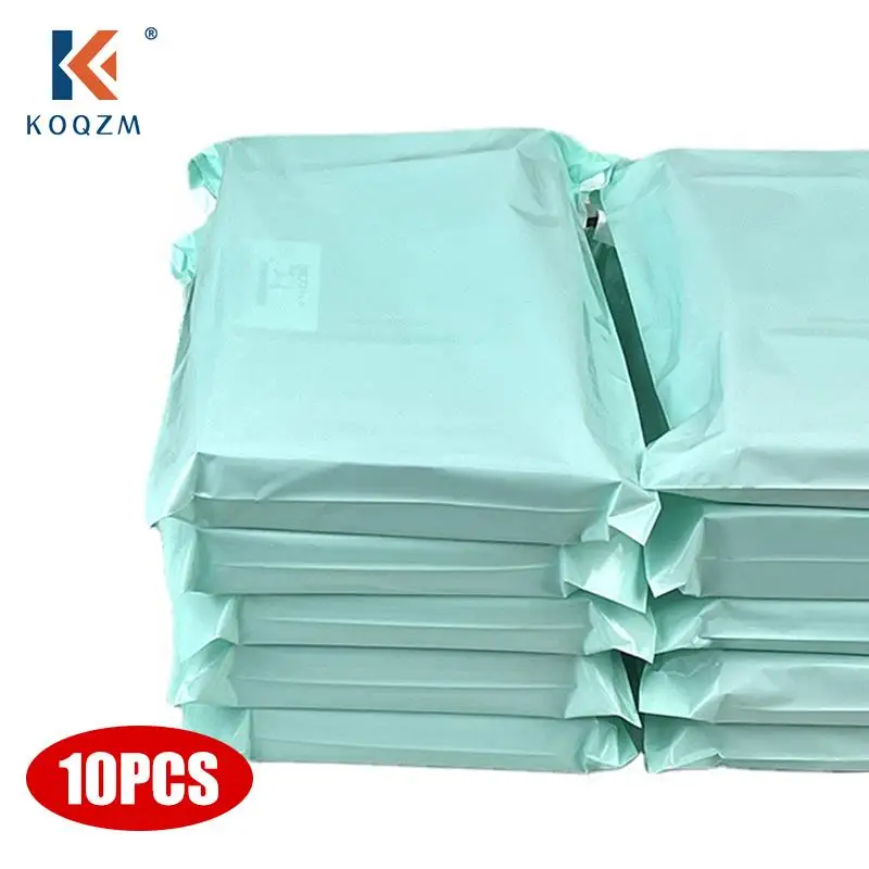 

10pcs Green Poly Mailer Self Adhesive Shipping Mailing Packaging Envelopes Postal Bag Postal Bags Courier Storage Bags