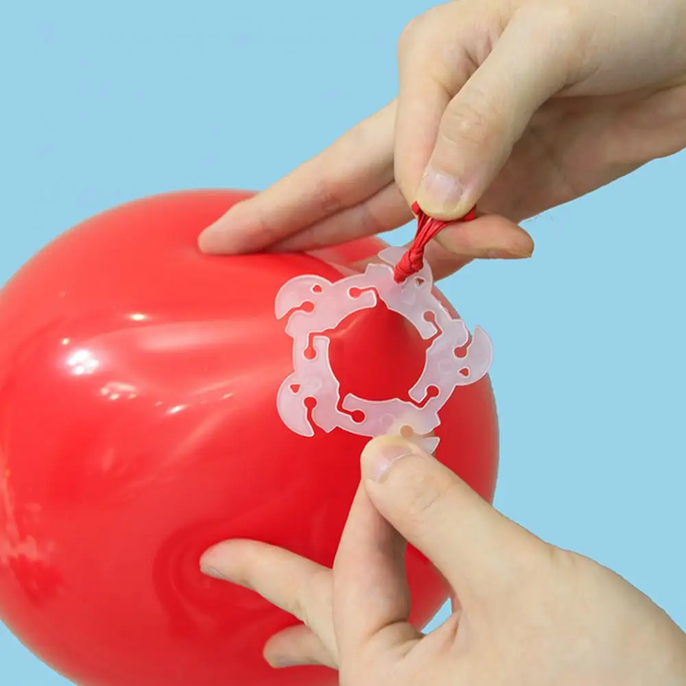 

Party Balloon Accessories Balloon Ring Clips Durable Balloon Clips High Strength Connectors for Arch Ring Buckle Kit 100pcs