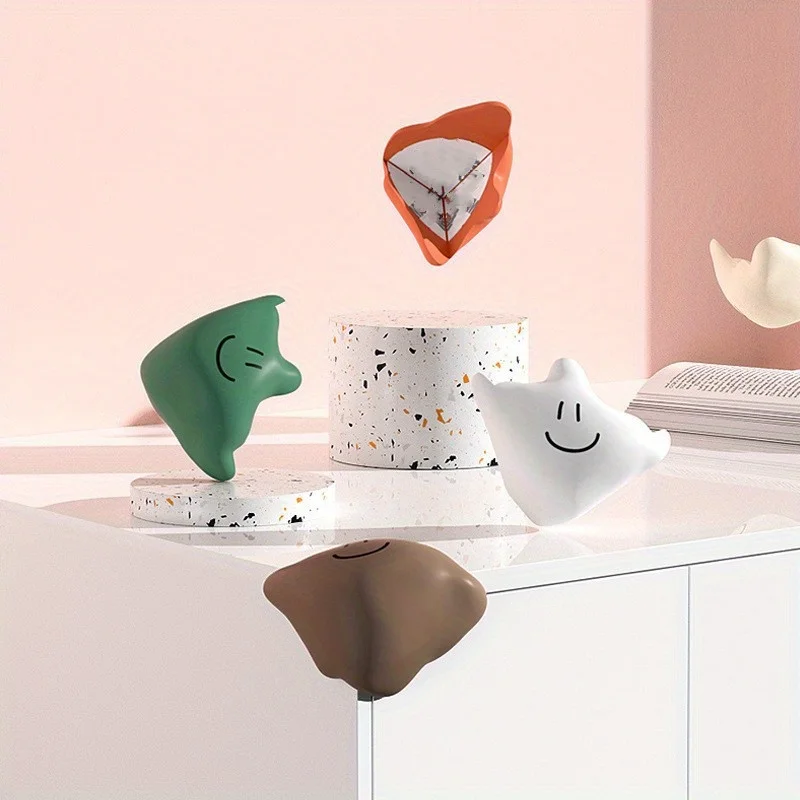 4pcs Fluid Cloud Shape Anti-collision Corner Protector Thickened Glass Children's Silicone Window Kindergarten Corner Protector silicone table corner protector table corner protector table edge protector furniture anti collision strip door anti collision protector