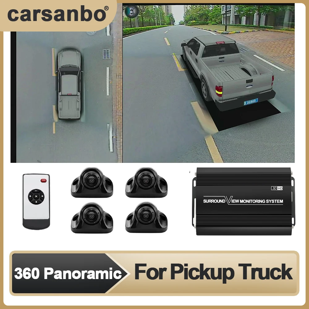 Carsanbo Car 360 ° Surround Bird's Eye View Camera System 3D 1080P