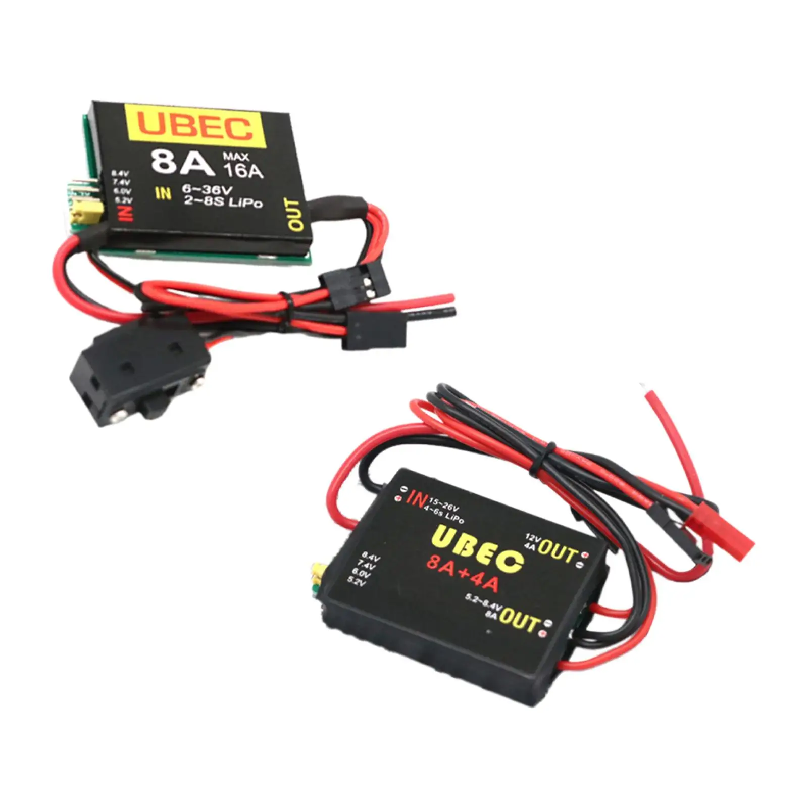 

Модуль Ubec DIY Защита от перегрузки по току Замена защита от перегрева 4 передачи 5,2 В/6,0 В/7,4 В/8,4 в запасные части для радиоуправляемого автомобиля
