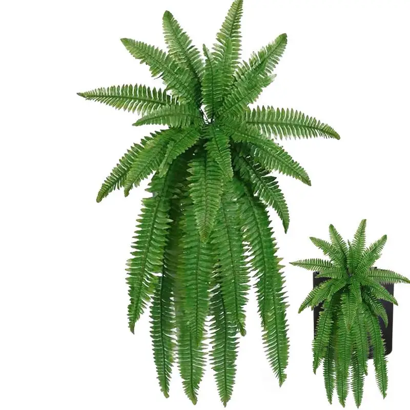 

Artificial Ferns for Outdoors Realistic Outdoor Artificial Plants 18 Branches Faux Ferns Waterproof Artificial Greenery Shrubs