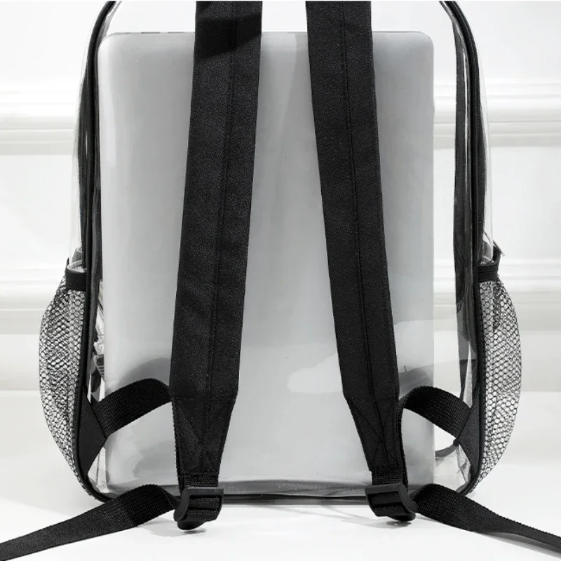 Zaino Trasparente In PVC Impermeabile Per Donna – Jelly Light, 29x14x32 Cm, Con Tasca Laterale E Cerniera, Per Spiaggia E Viaggio