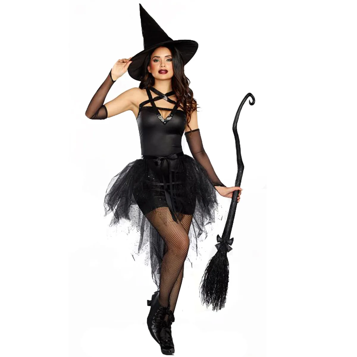 

Halloween Sexy Witch Costumes Adult Carnival Party Cosplay Fancy Dress Stage Witch Costume