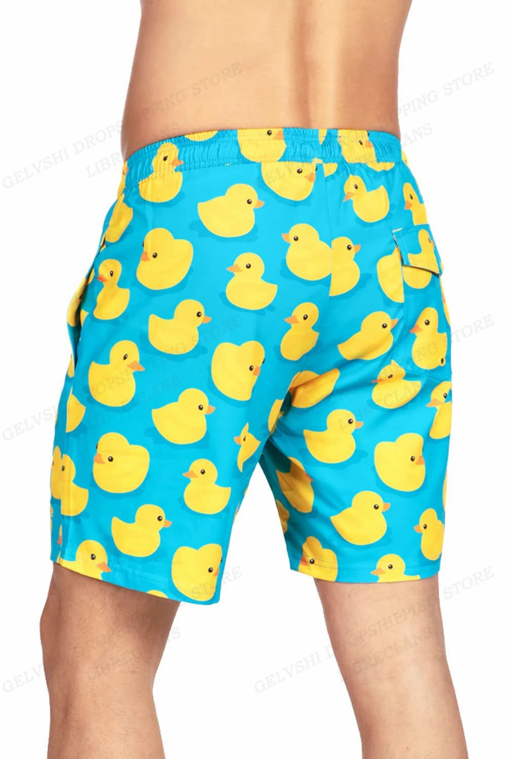 Duck Board Short Kids Beach Shorts Men's Swimming Trunks Masculina Casual Shorts Boy Sports Briefs Swimwear Trunk Quick Dry Pant 2