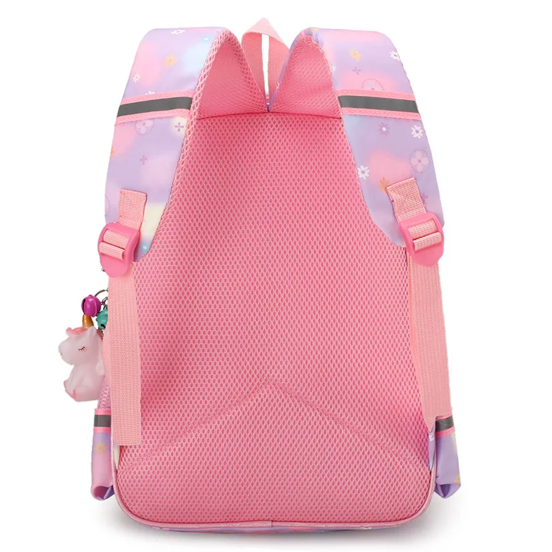 Hello Kitty Cartoon Children's Schoolbag Primary School Students Grades 1-3 Backpacks Kindergarten Large Class Children Girl Bag