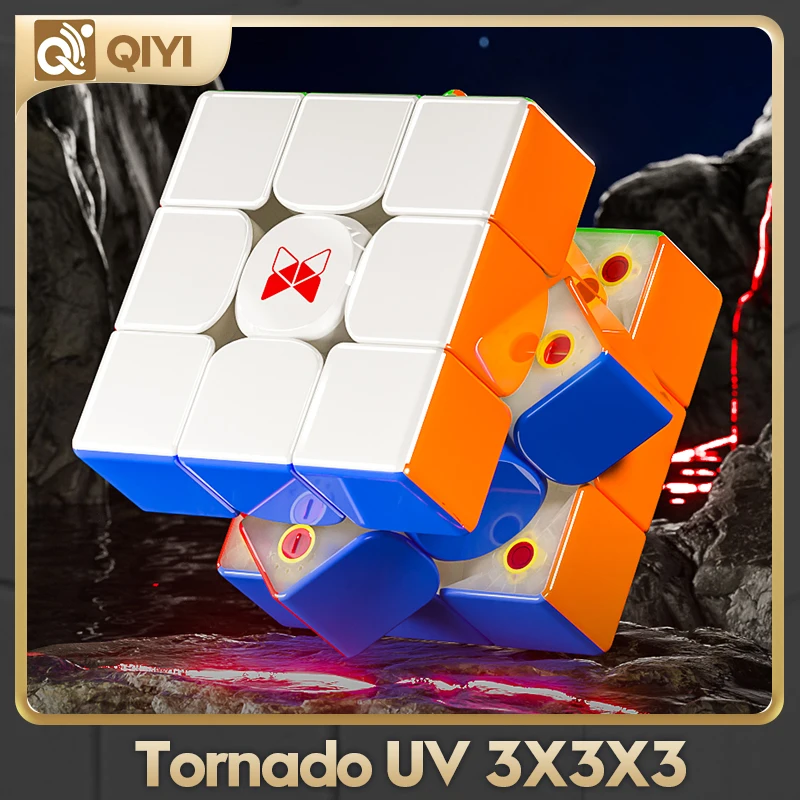 QiYi X-Man Tornado V3M UV 3x3x3X3 magnetyczna kostka Speed Cube Qiyi XMD Tornado V3 M Pioneer Edition Cubo Magico Souptoys