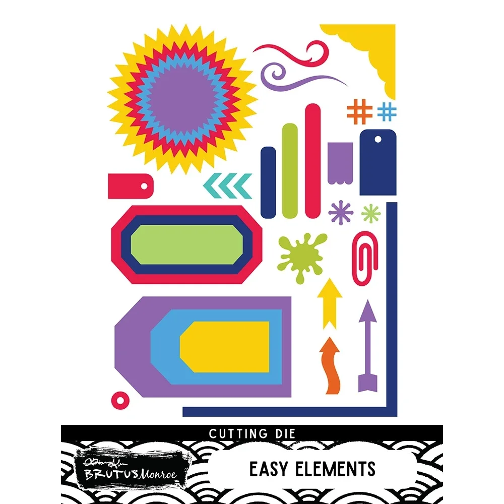 

Easy Elements Scrapbook Diary Decoration Stencil Embossing Template DIY Greeting Card Handmade 2023