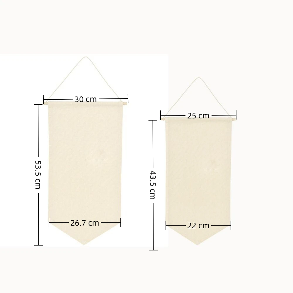 Polyester Canvas Pennant Display Banner for Kids Room Decor