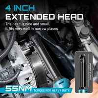 SEESII-Outils de réparation de voiture électriques sans fil, cliquet arc-en-ciel, aste, angle, 2 24.com, 55Nm, 12V, 6 ", 3/8" 2