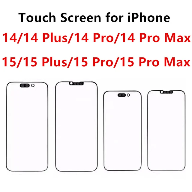 Écran tactile pour Apple iPhone 11 / 11 Pro / 11 Pro Max, panneau  d'objectif extérieur en