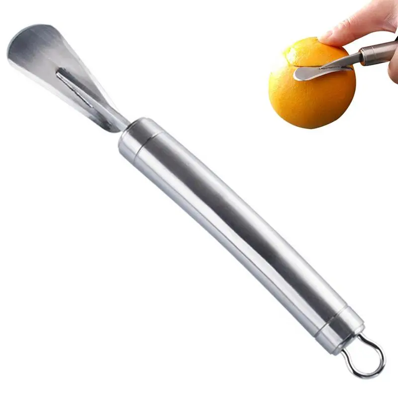 Orange Peeler Tool Orange Citrus Peelers Durable Stainless Steel Easy To Use Fruit Peeler Tool For Grapes And Grapefruit Lemons