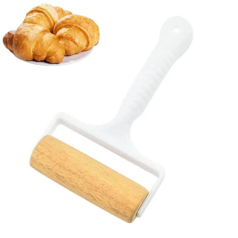 

Leese Wooden Rolling Pin Hand Dough Roller For Pastry Fondant Cookie Dough Chapati Pasta Bakery Pizza Kitchen Tool Dough Roller