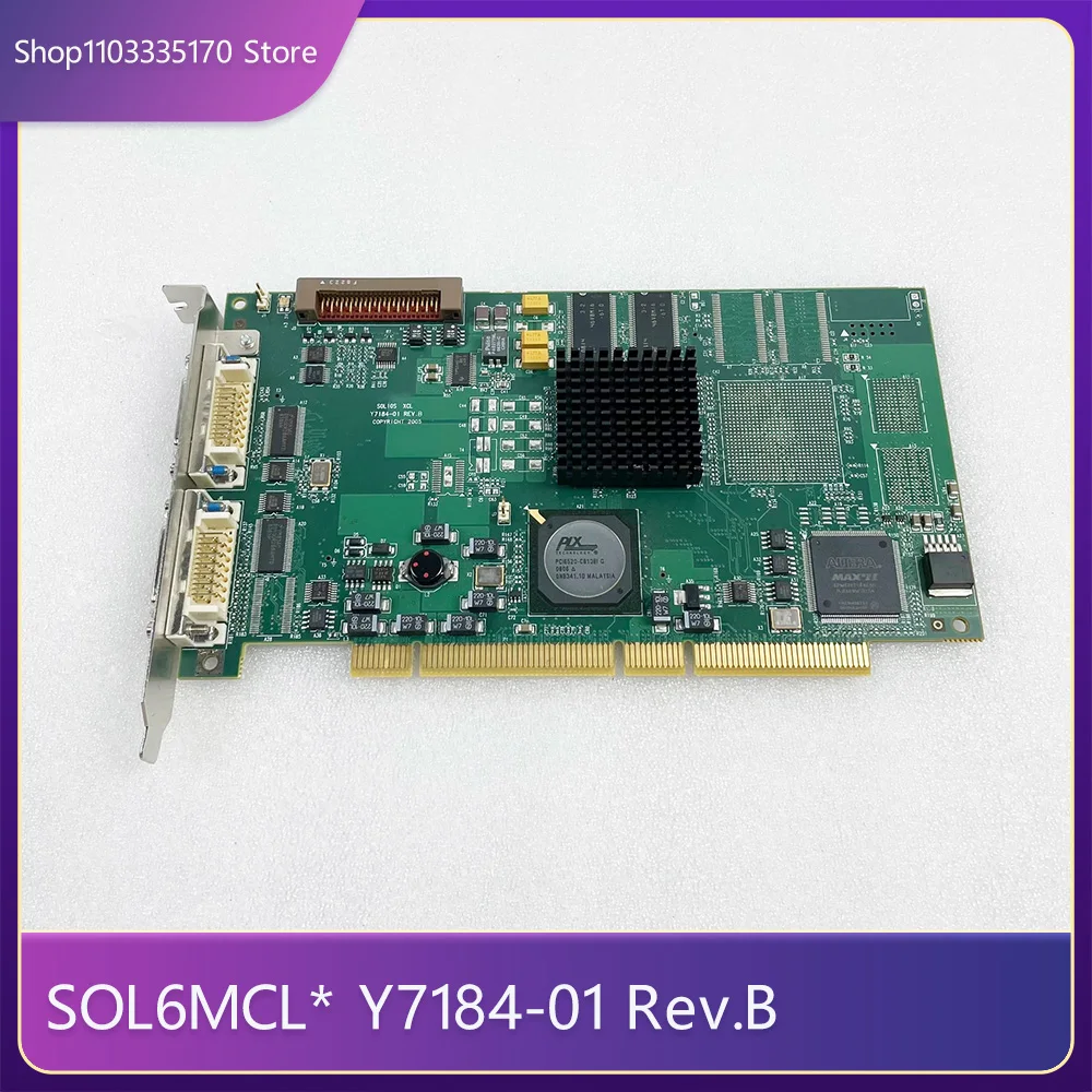 For Matrox SOL6MCL Y7184 01 Rev B Industrial Image Acquisition Card