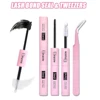Eyelash Bond & Seal 10ml  Eyelash Glue Remover 5ml Eyelash Curler Eyelash Brush Tweezer Kit Makeup 2