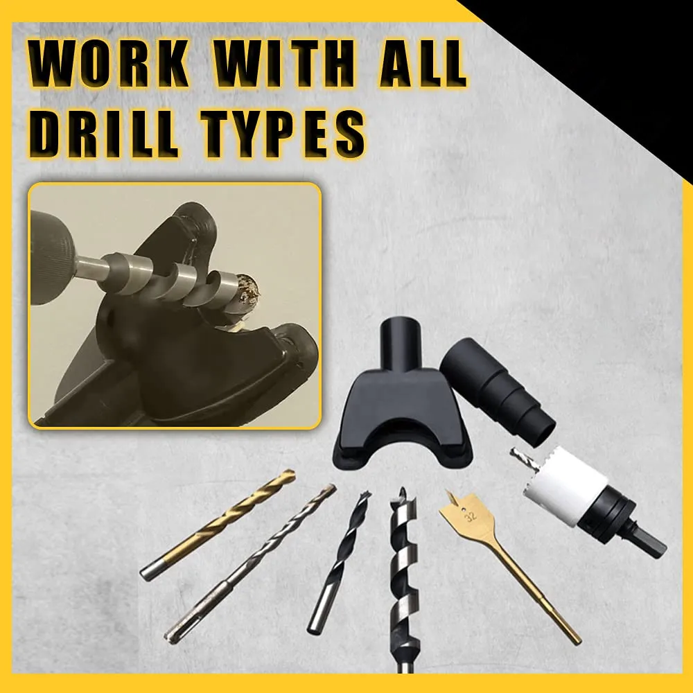 Collettore Polvere Per Trapano - Aspirazione Senza Mani Per Foratura Senza Polvere - Foto 4