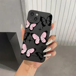 Elegant Black Butterfly Pattern Phone Case Cover - Galaxy S23 Ultra (SC02 - HE - P2036)