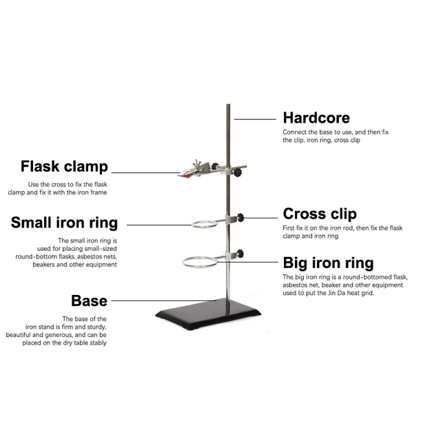 HAIJU LAB Teaching Apparatus Chemistry Burette Retort Stand, 50 OFF