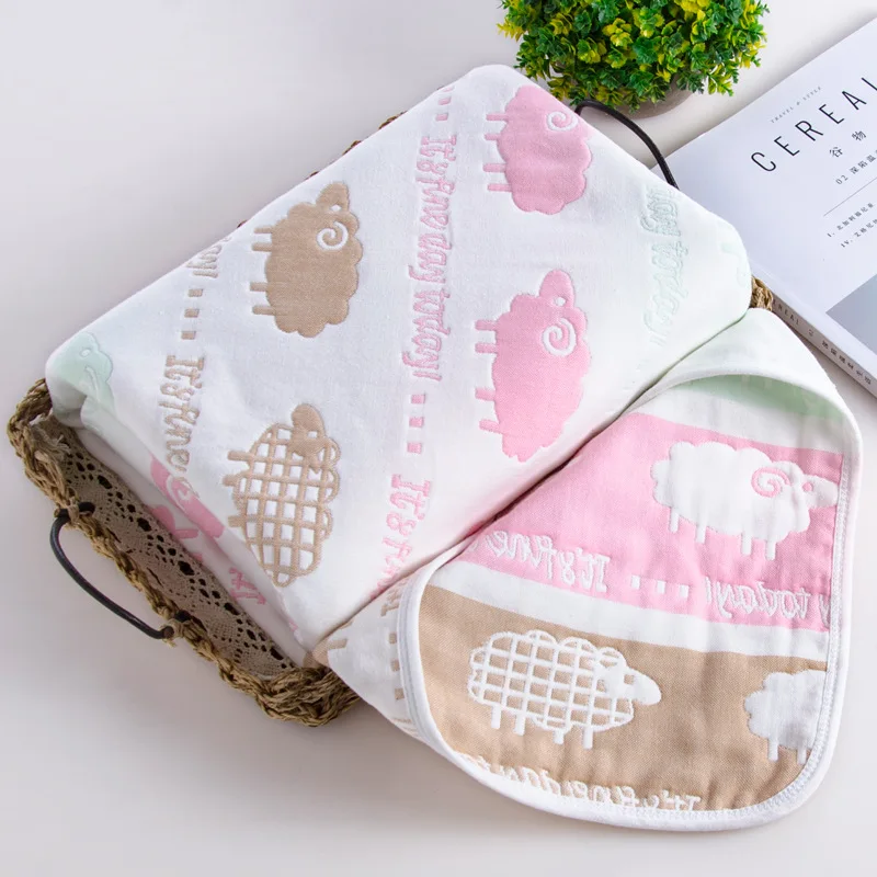 Baby Bath Towel Bath Accessories Six Layer Gauze Cover Blanket Soft Towel Quilt Childrens Quilt Pure Cotton Children