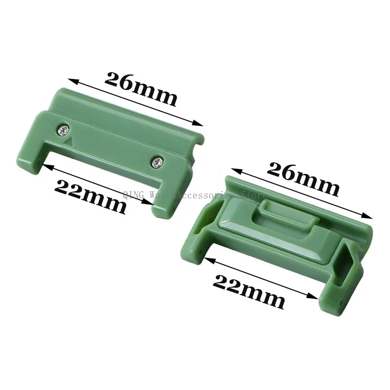 Versatile Quick Fit Watch Band Adapter Set - Lightweight End Link Accessories (2-Pack)