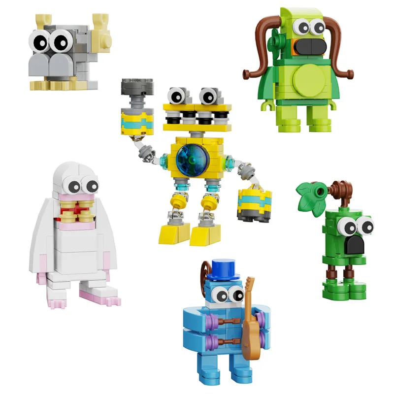 

Мой пение, строительный блок, Wubbox, хор, Mochila Brickheadz, фигурки, кирпичи, игрушки для новых детей, рождественский подарок