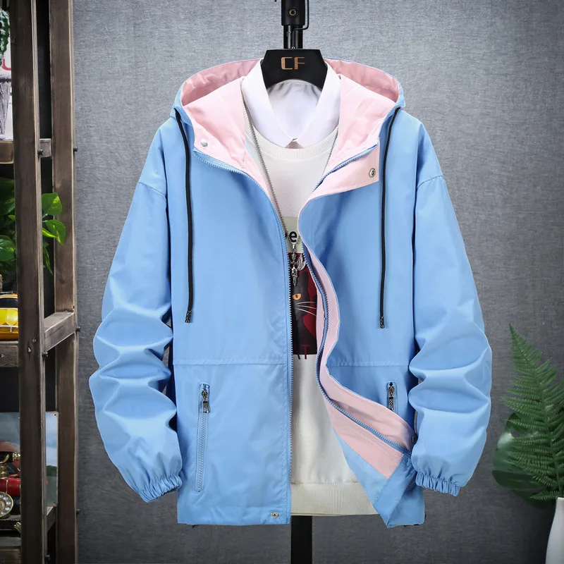 남성용 카고 재킷, 남아용 윈드브레이커, 플러스 사이즈, 7XL, 8XL, 6XL, 일본 스트리트웨어, 봄버, 옐로우 코트, 멋진 봄, 가을
