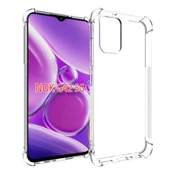 Air Cushion Shockproof Silicone TPU Back Cover for Nokia G42 5G (Airbag Clear Case)
