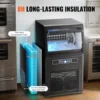 Commercial Ice Maker Machine  70lbs/24H Ice Maker Machine, 36 Ice Cubes in 12-15 Minutes 4
